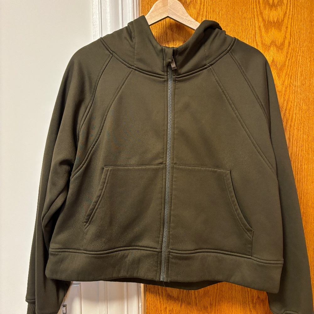 Plush athletic Zip Up